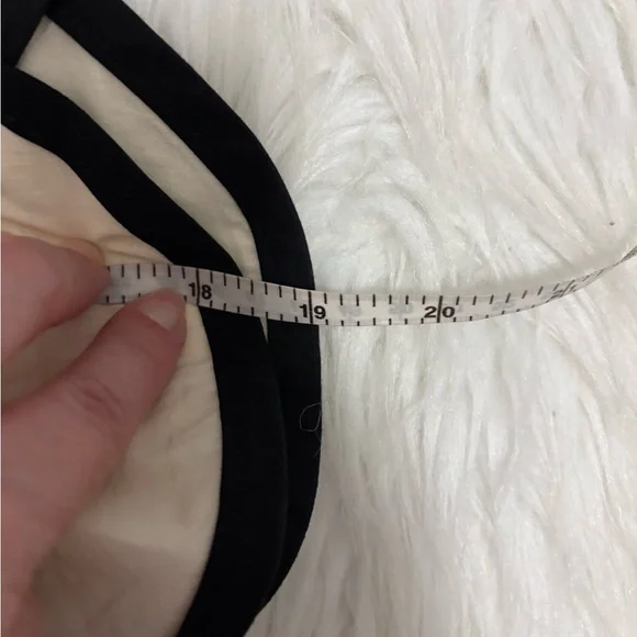 Scalloped Hem Contrast Trim Cream Sleeveless Summer Skort Set - Picture 8 of 11